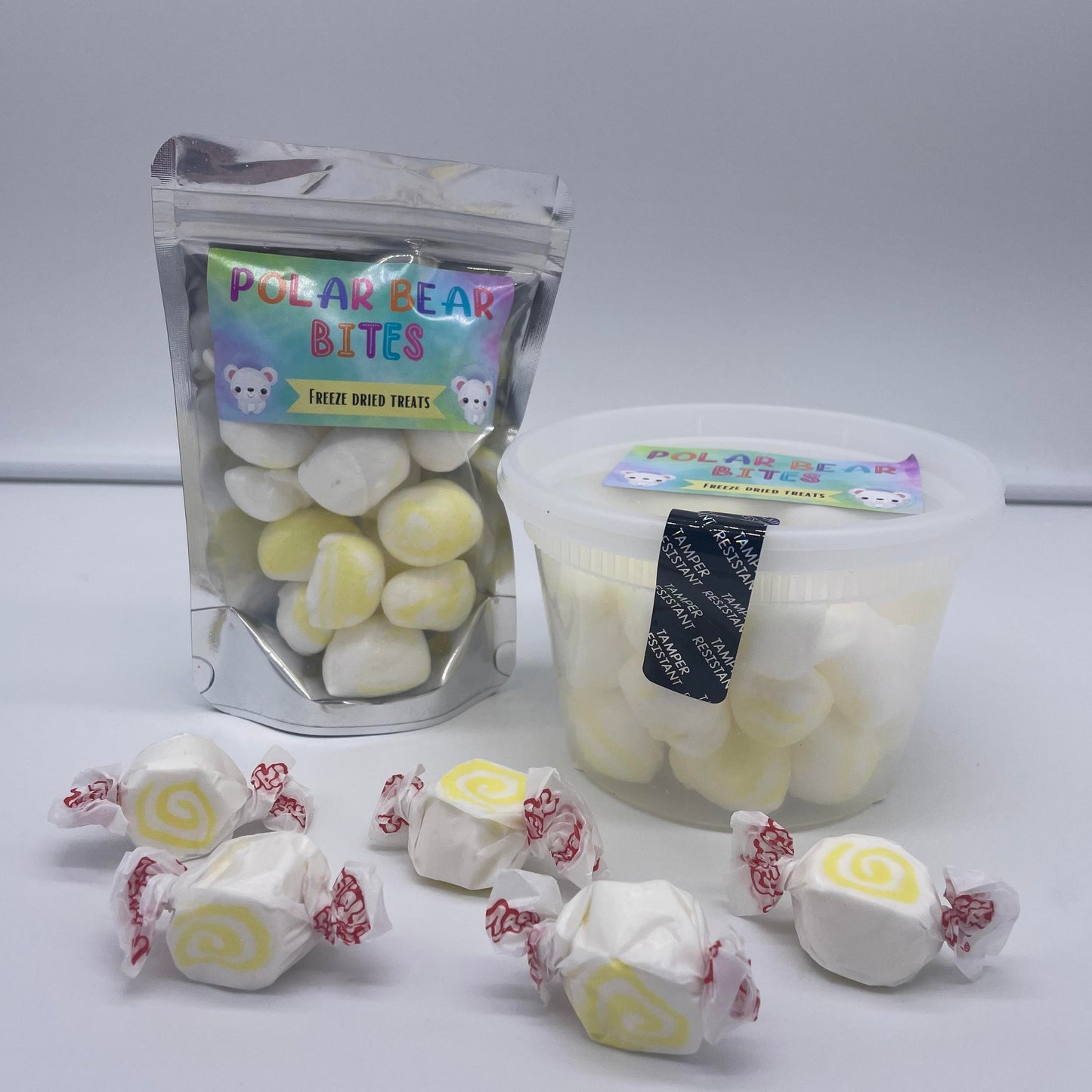 Pina Colada Taffy Freeze-Dried Candy