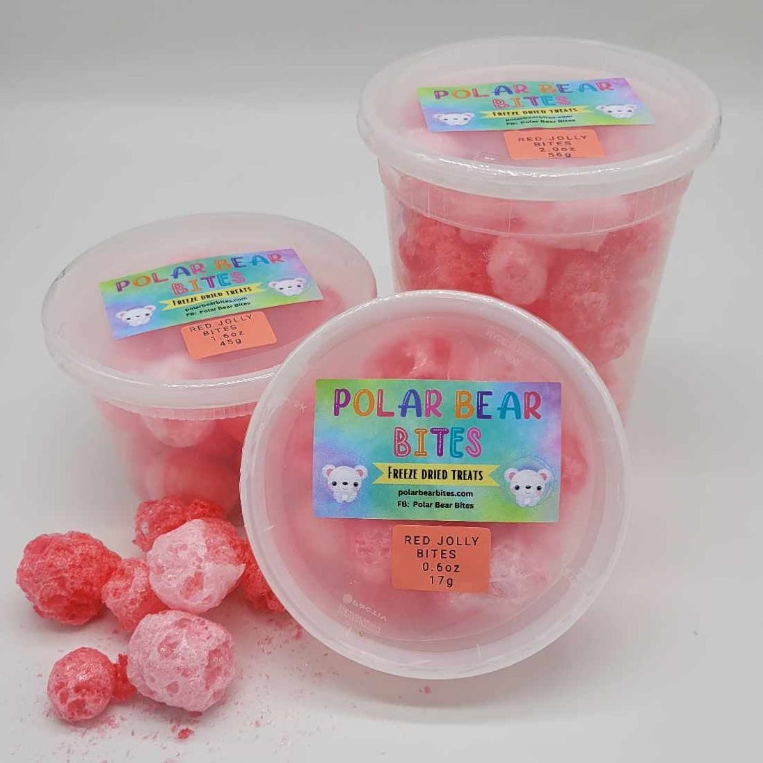 All Red Jolly Bites Freeze-Dried Candy
