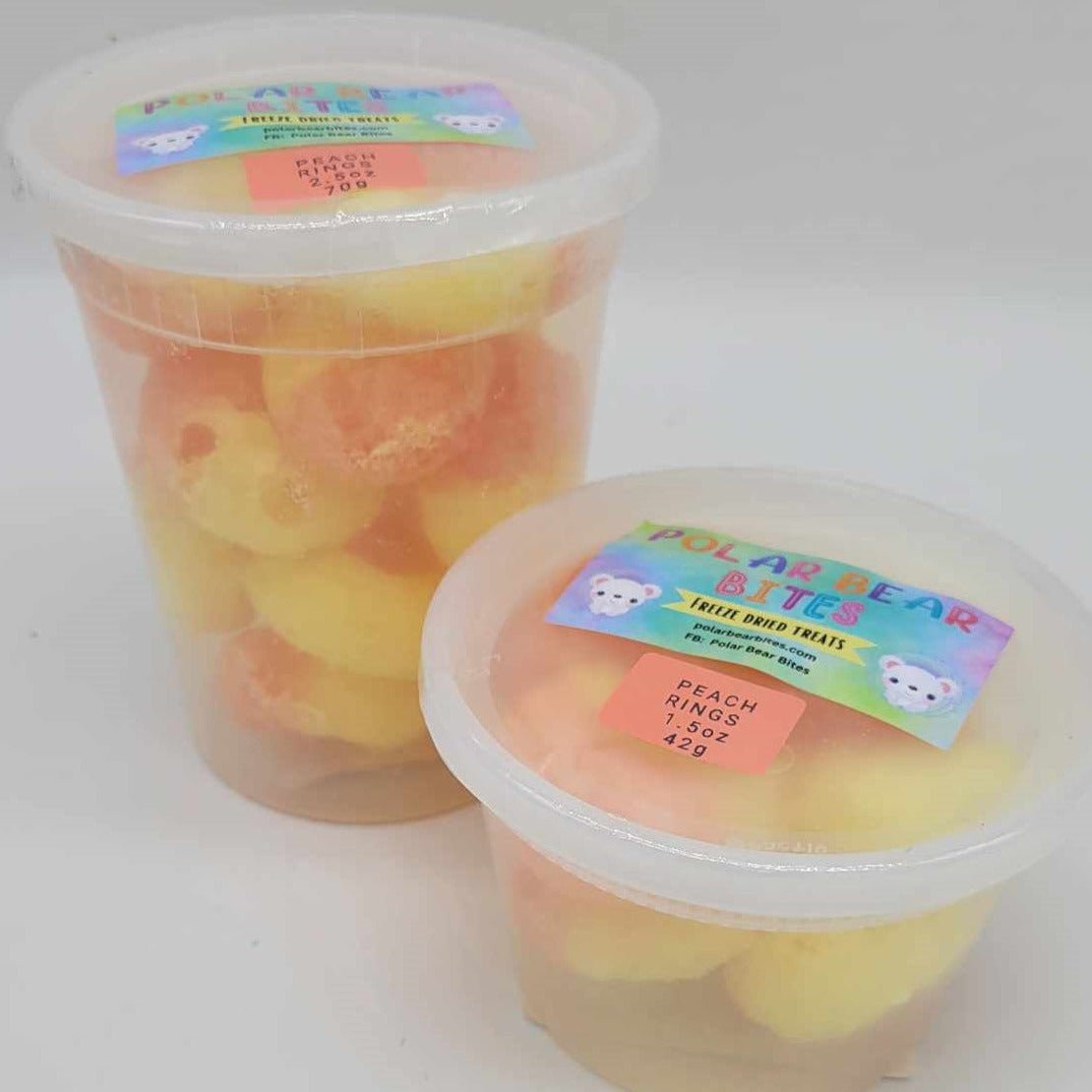 Peach Rings Freeze Dried Candy