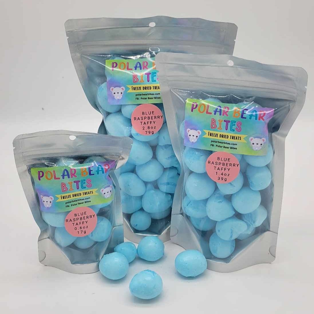 Blue Raspberry Taffy Freeze-Dried Candy
