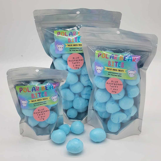Blue Raspberry Taffy Freeze-Dried Candy