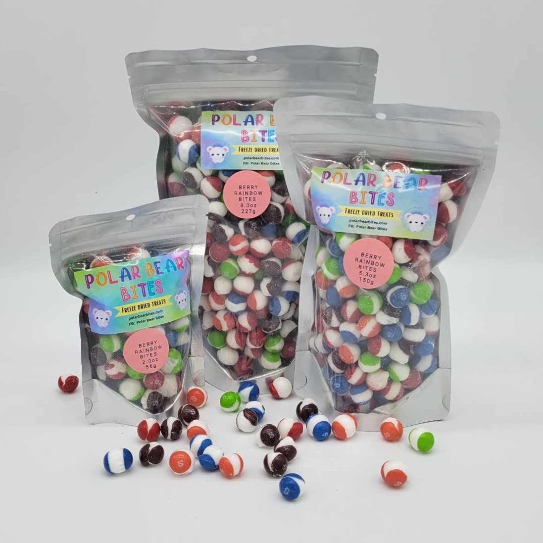Berry Rainbow Bites Freeze-Dried Candy