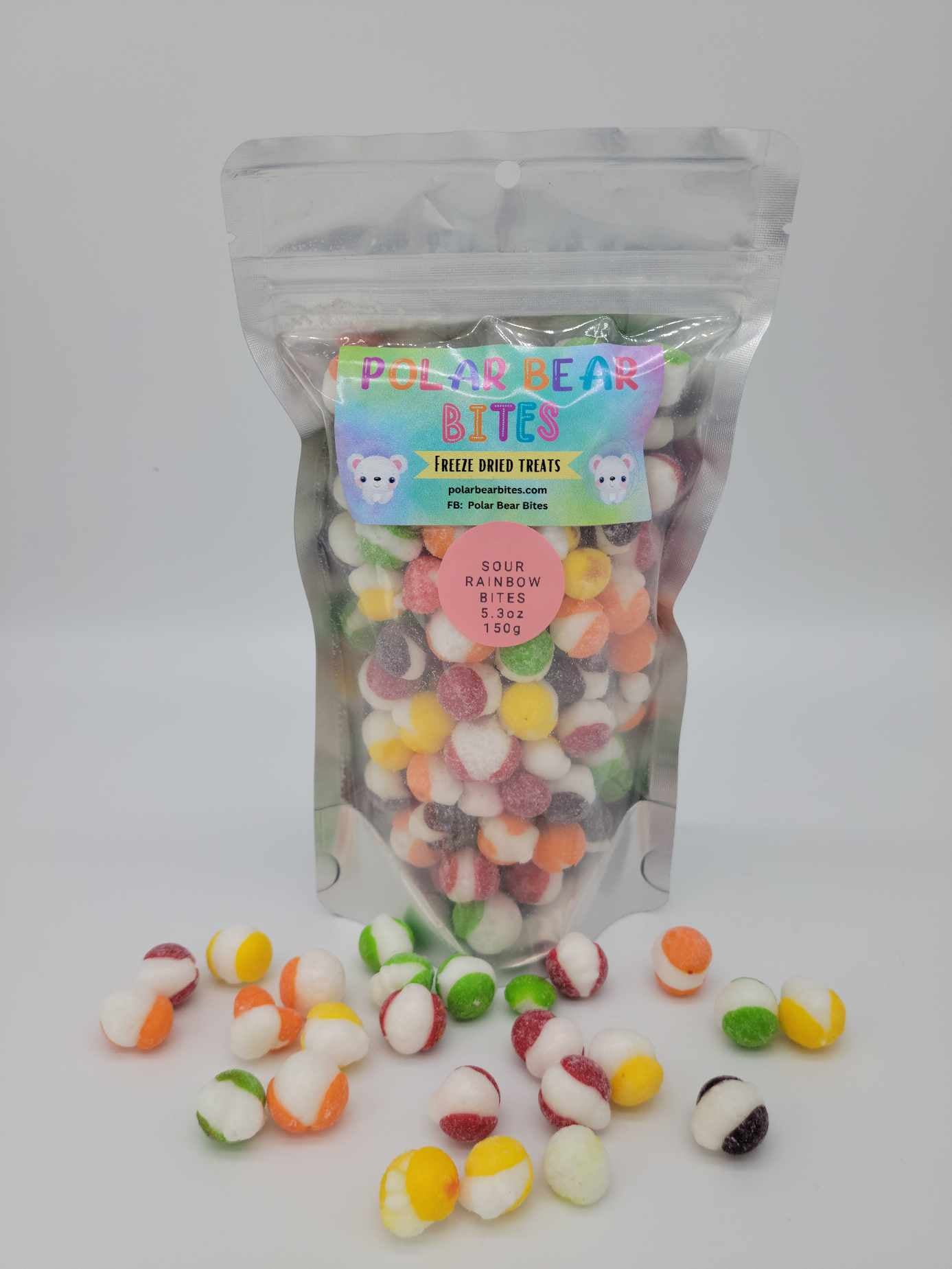 Sour Rainbow Bites Freeze-Dried Candy