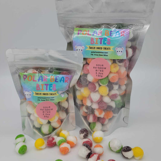 Sour Rainbow Bites Freeze-Dried Candy