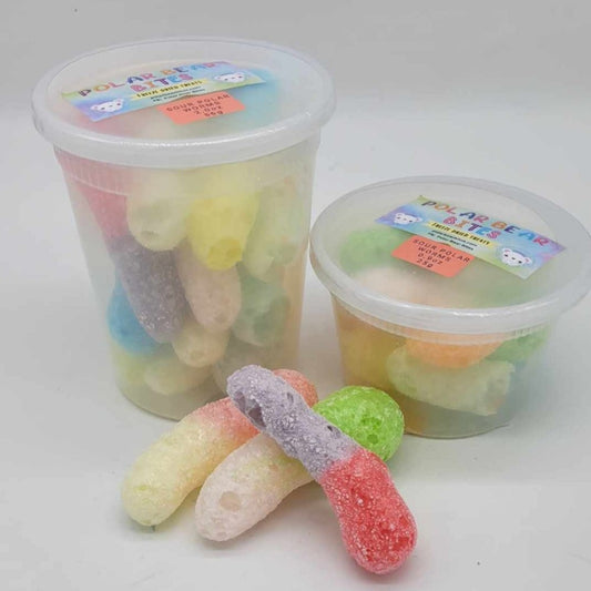 Sour Polar Worms Freeze-Dried Candy