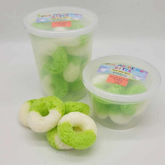 Sour Apple Rings Freeze-Dried Candy