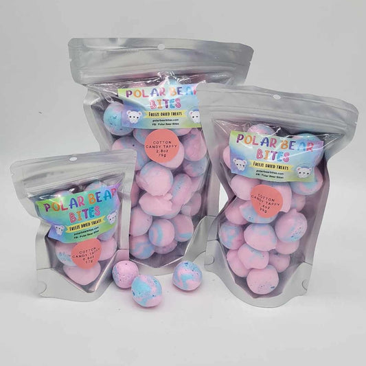 Cotton Candy Taffy Freeze-Dried Candy