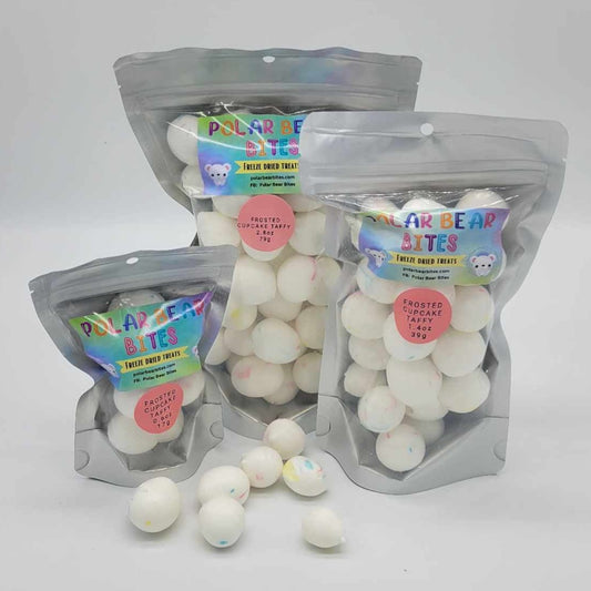 Frosted Cupcake Taffy Freeze Dried Candy